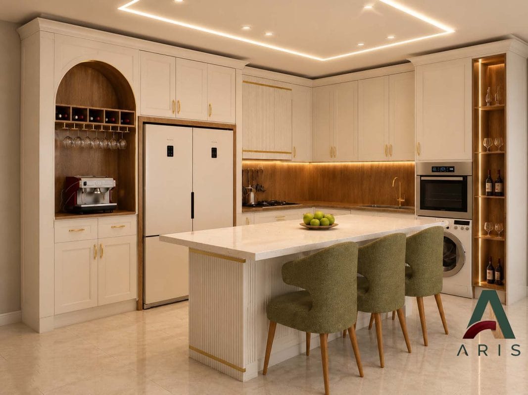 کابینت نئوکلاسیک- آریس چوب