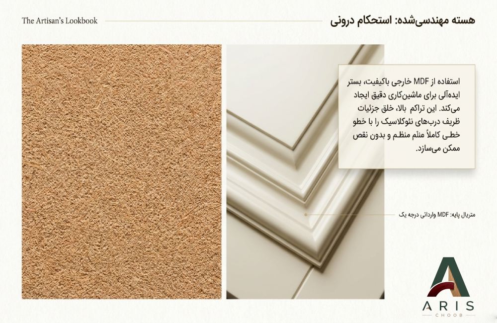 انواع کابینت نئوکلاسیک- آریس چوب