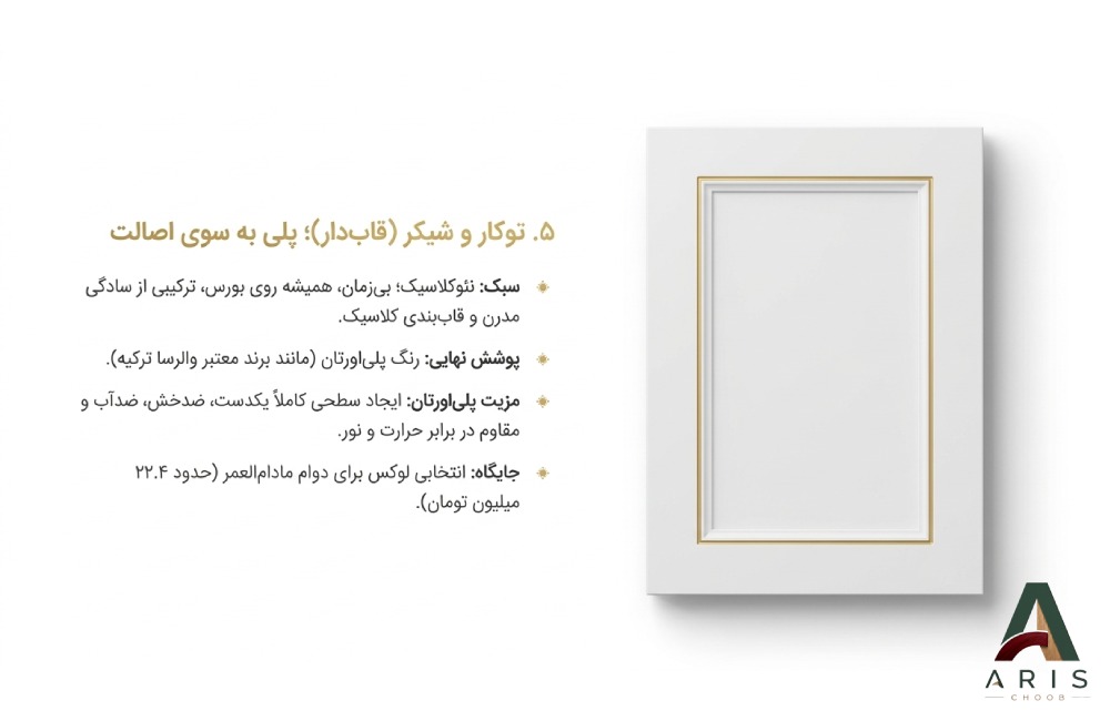 خرید درب کابینت توکار- آریس چوب